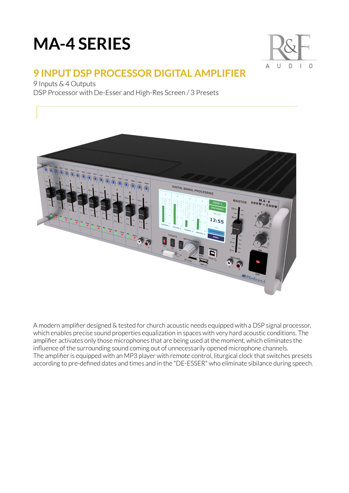 R&F Audio Products